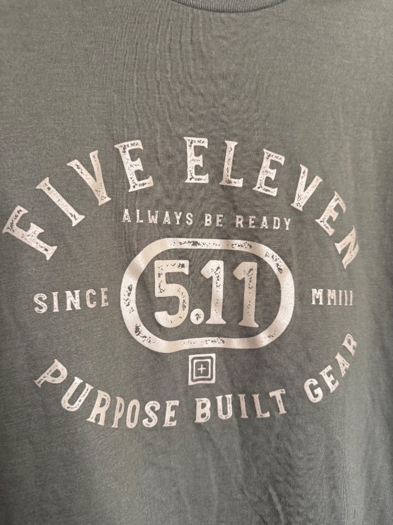 5.11 Tactical Size Xl Purpose Crest Logo V2 Ranger Green Nwt Short Sleeve Tee Sh — image 8 of 8